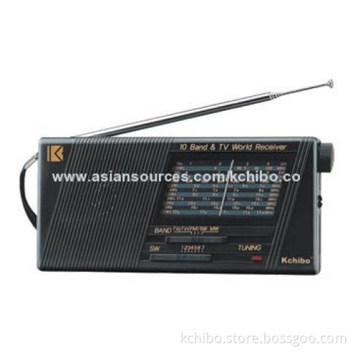 FM Radio, TV (1-12-channel) LED Indicator Socket for Earphones